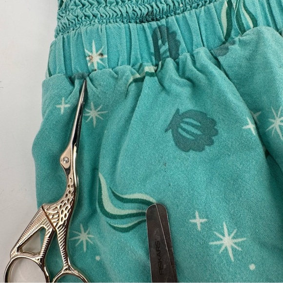 Disney Ariel Embroidered Overalls Size 4T FLAWS - Picture 5 of 6